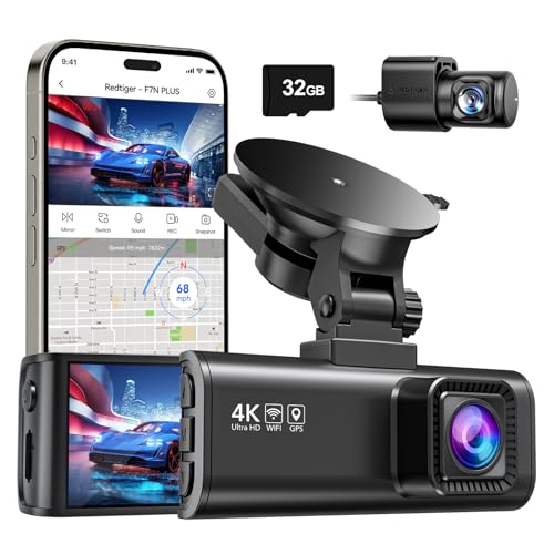 redtiger 4k dash cam front and rear review