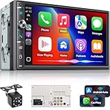 double din car radio with backup camera