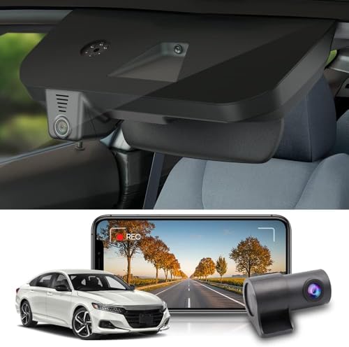 Front 4K+Rear 1080P Dash Cam for Honda Accord review