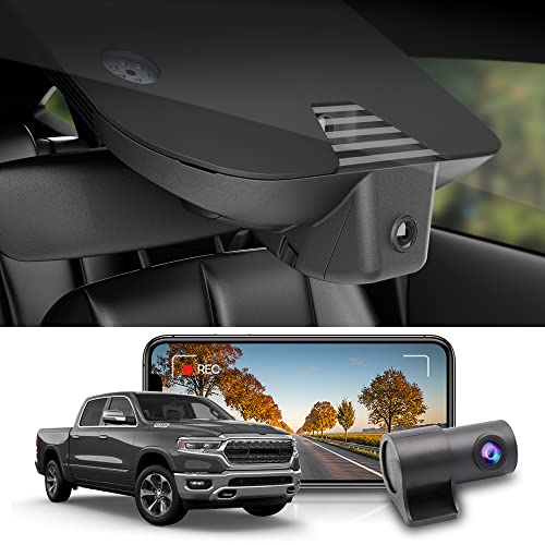 Front 4K+Rear 1080P Dash Cam for Dodge RAM 1500 review