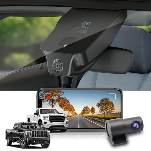 Dual 4K+1080P Dash Cam for GMC Sierra review