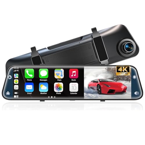 4K Mirror Dash Cam with Carplay review