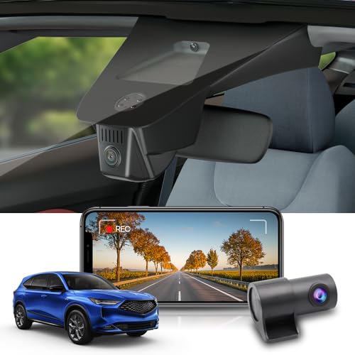 Front 4K+Rear 1080P Dash Cam for Acura MDX review