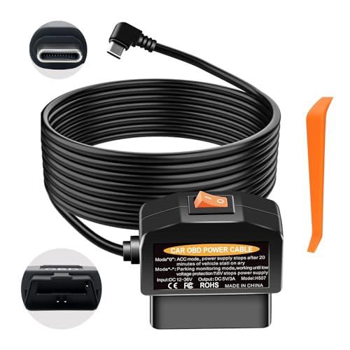 best obd2 dashcam power adapter