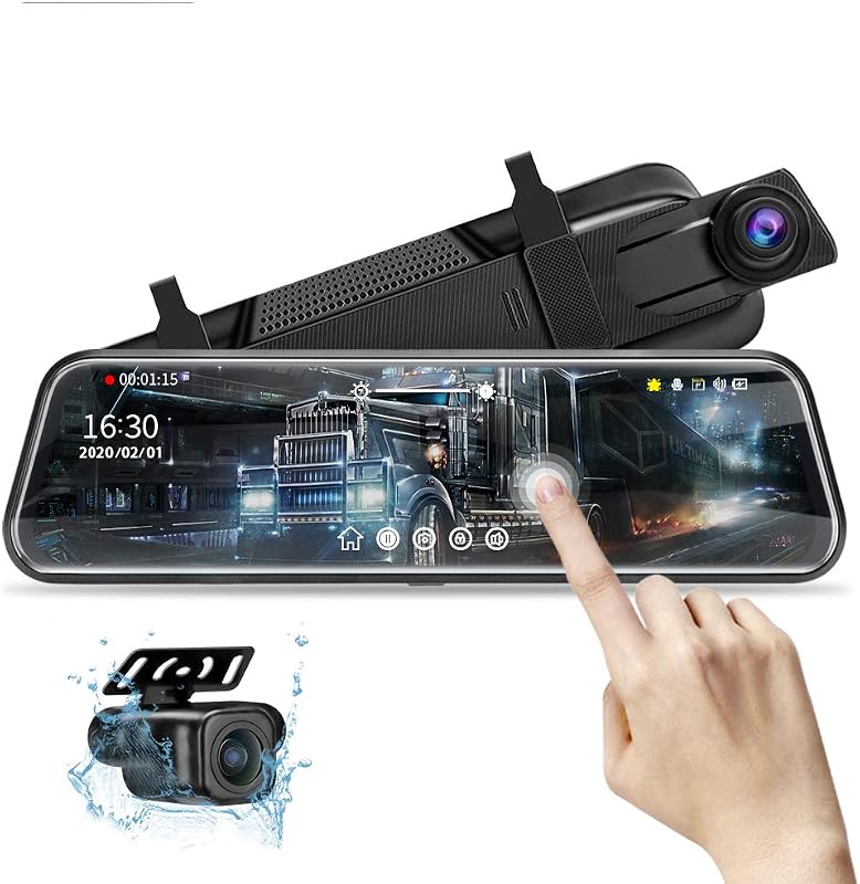 gku rear mirror dash cam