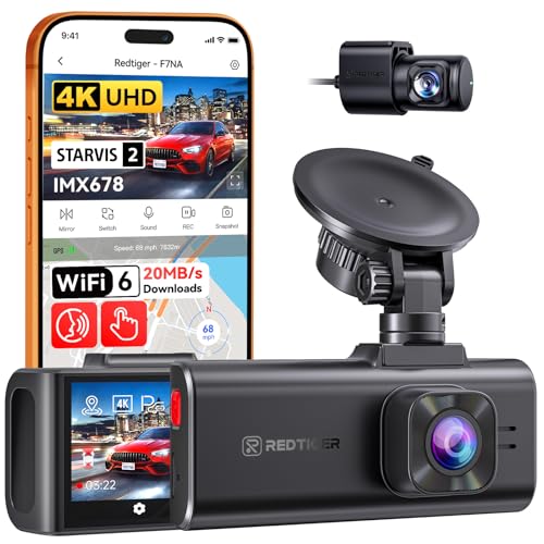 redtiger f9 touch 4k dash cam