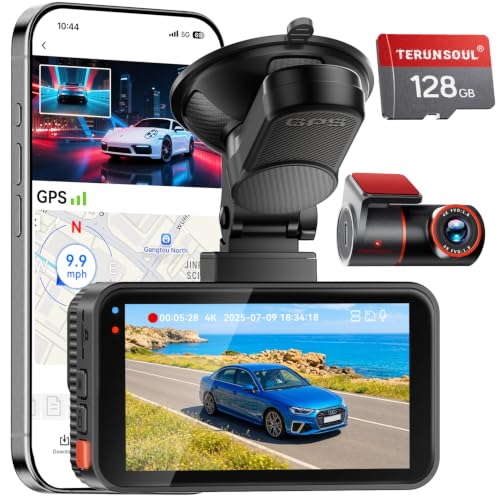 dash cam front and rear without smart phone