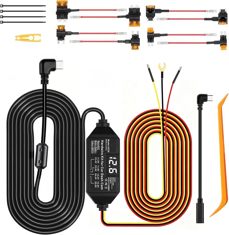 dashcam wire thick output