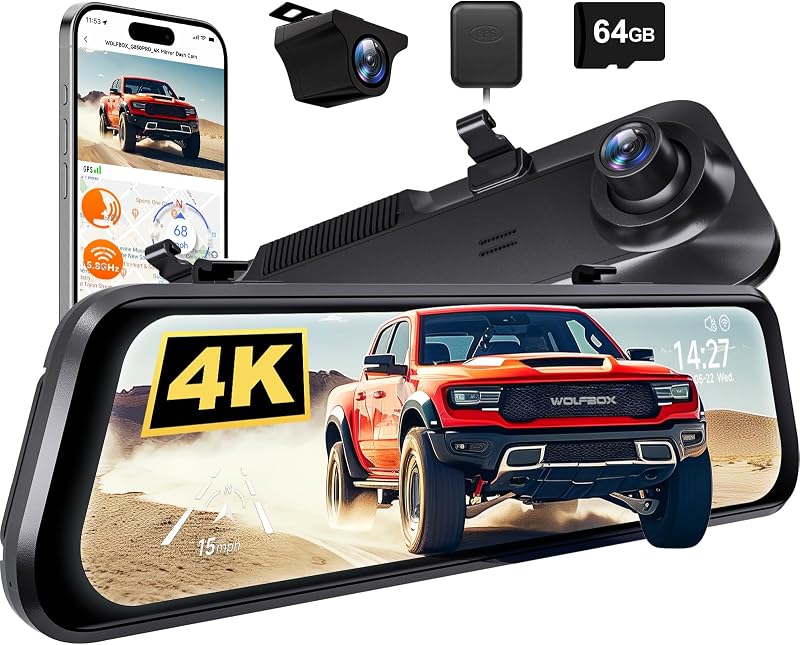 wolfbox 4k dash cam