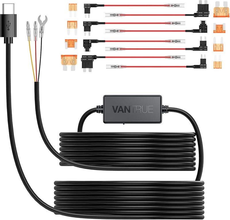dashcam hardwire kit to aux switch