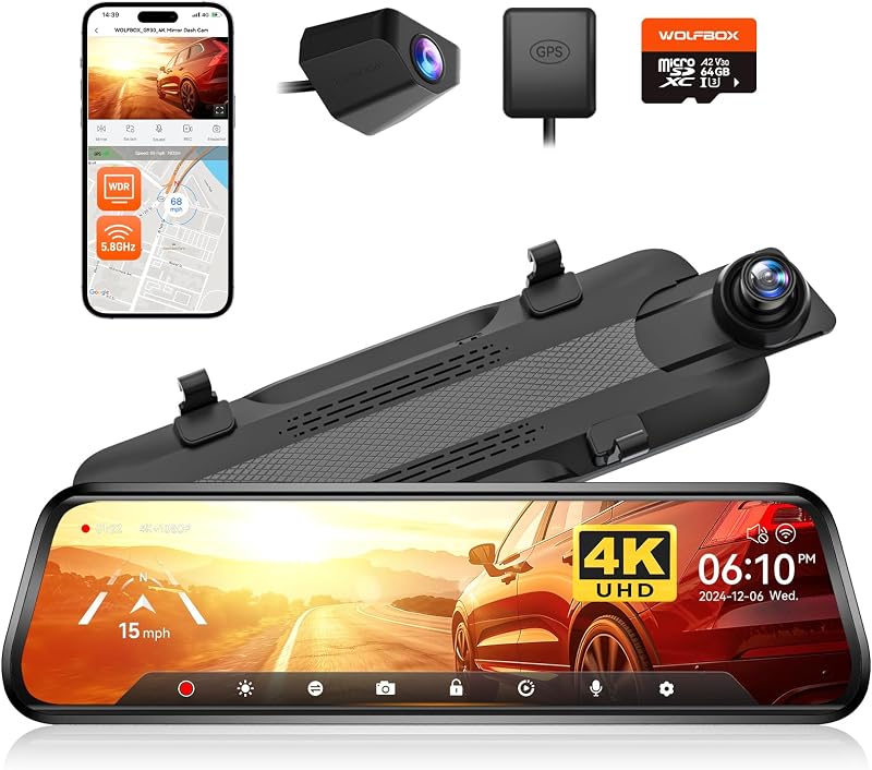 wolfbox g930 dash cam
