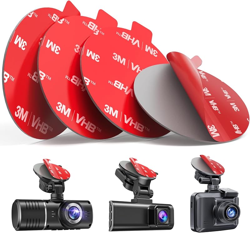 suction cup vs adhesive dashcam mount