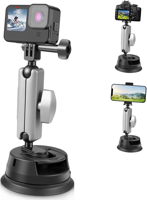 360 degree rotating car camera mount