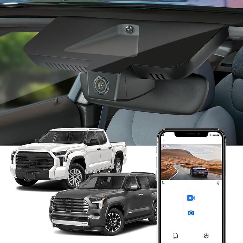 toyota integrated dash cam review